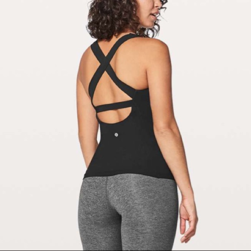 Lululemon atheta black tank 8